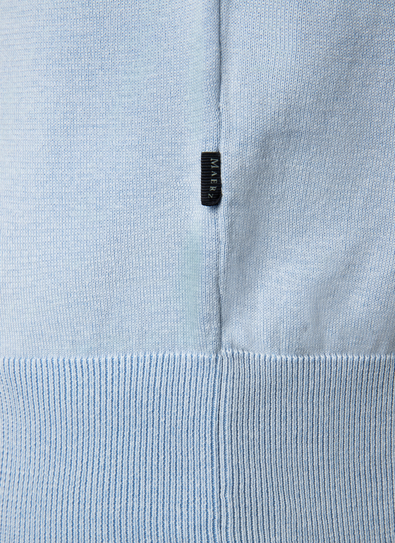 Pullover Rundhals 1/1 Arm Blue Sky Frontansicht