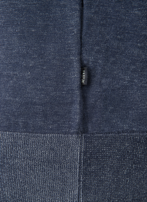 Pullover Rundhals 1/1 Arm Dawn Blue Frontansicht