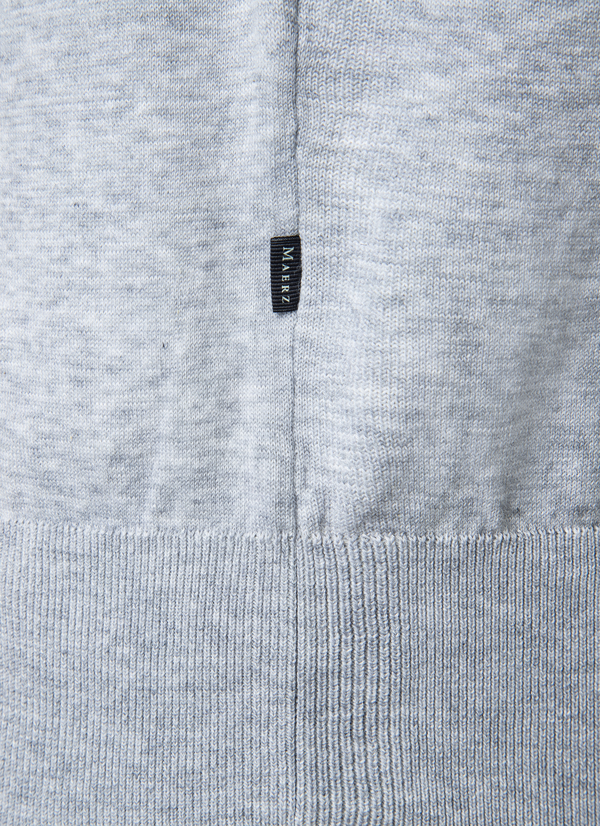 Pullover Rundhals 1/1 Arm, Clear Silver Detailansicht 1