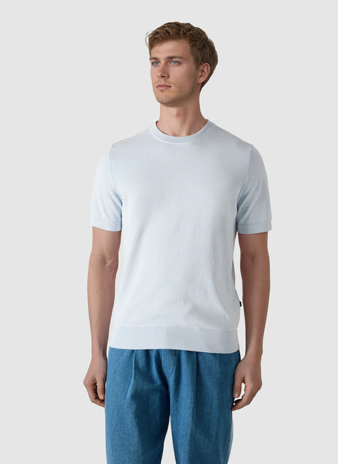 Pullover Rundhals 1/2 Arm width=