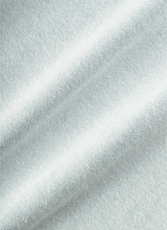 Pullover Rundhals 1/2 Arm Bright Aqua Frontansicht