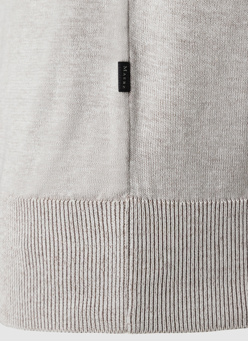 Pullover Rundhals 1/2 Arm width=