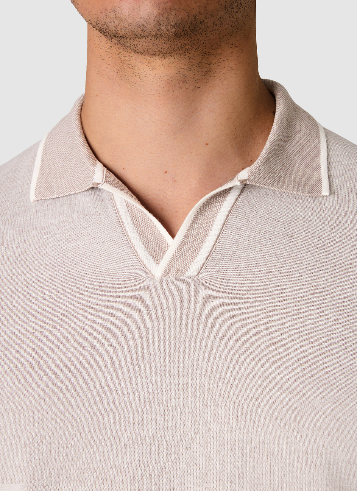 Poloshirt, Frappuccino Detailansicht 1