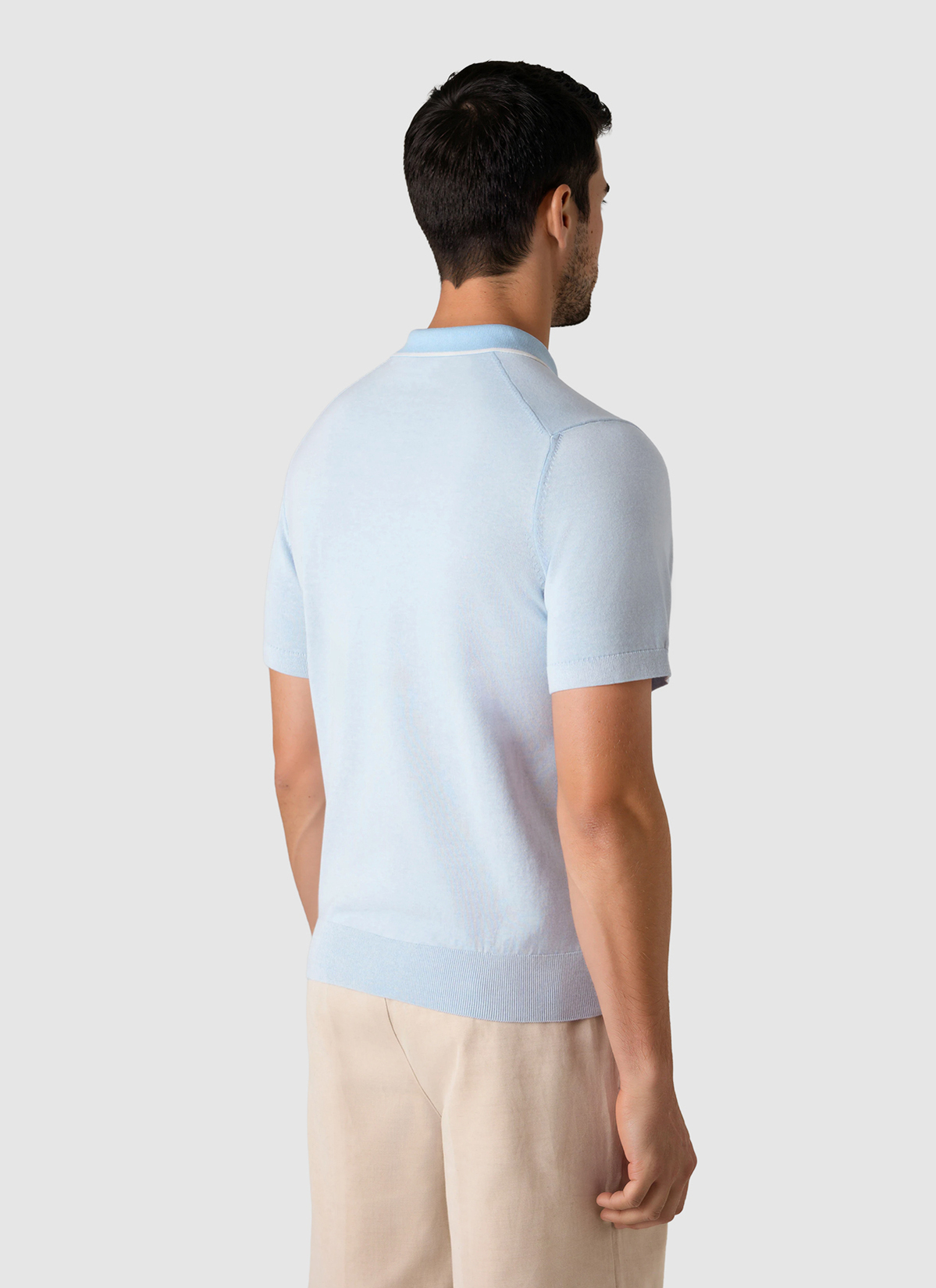 Poloshirt, Blue Sky Rückansicht
