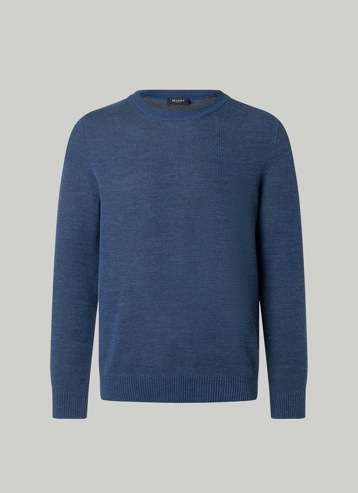 Pullover Rundhals 1/1 Arm, Nimes Blue