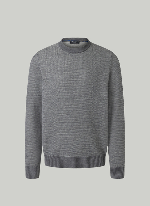 Pullover Rundhals 1/1 Arm width=