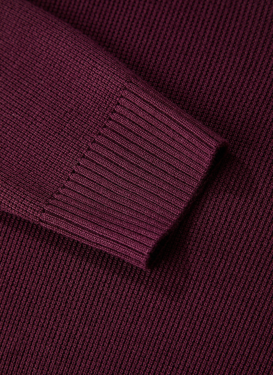 Pullover Rundhals 1/1 Arm Barolo Wine Frontansicht