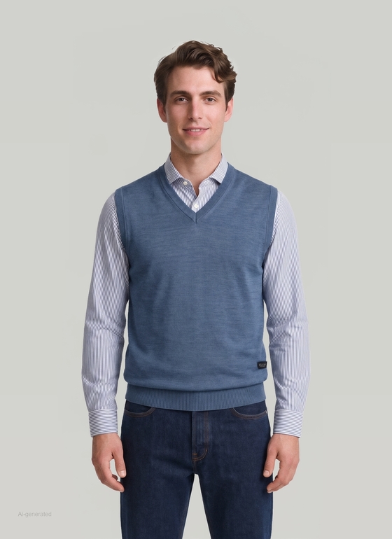 Classic Line: Pullunder Nimes Blue Frontansicht
