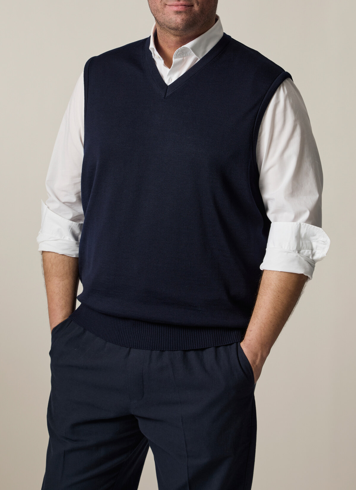 Big Size, Navy Frontansicht