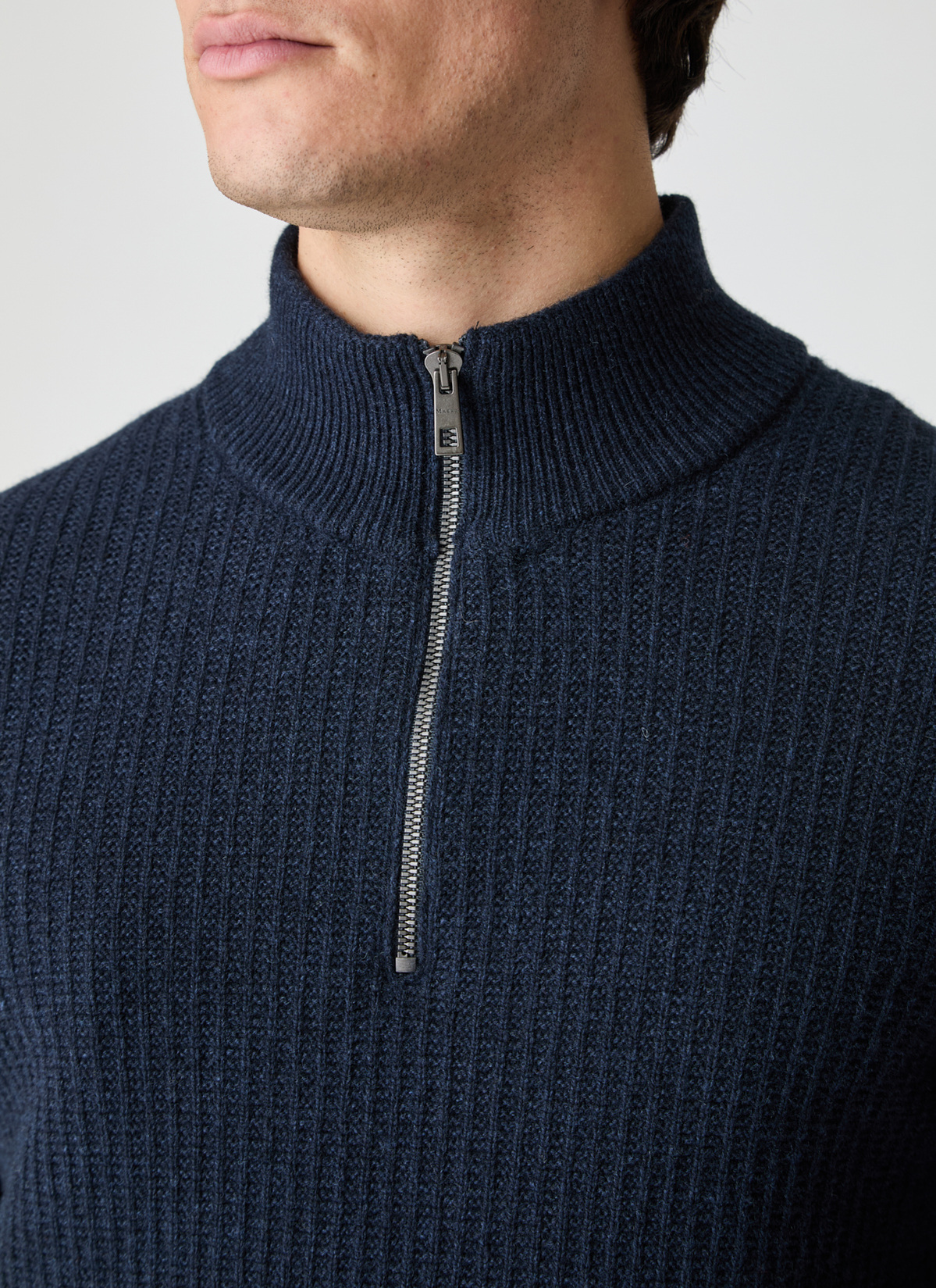 Pullover Troyer 1/1 Arm, Bright Night Detailansicht 2