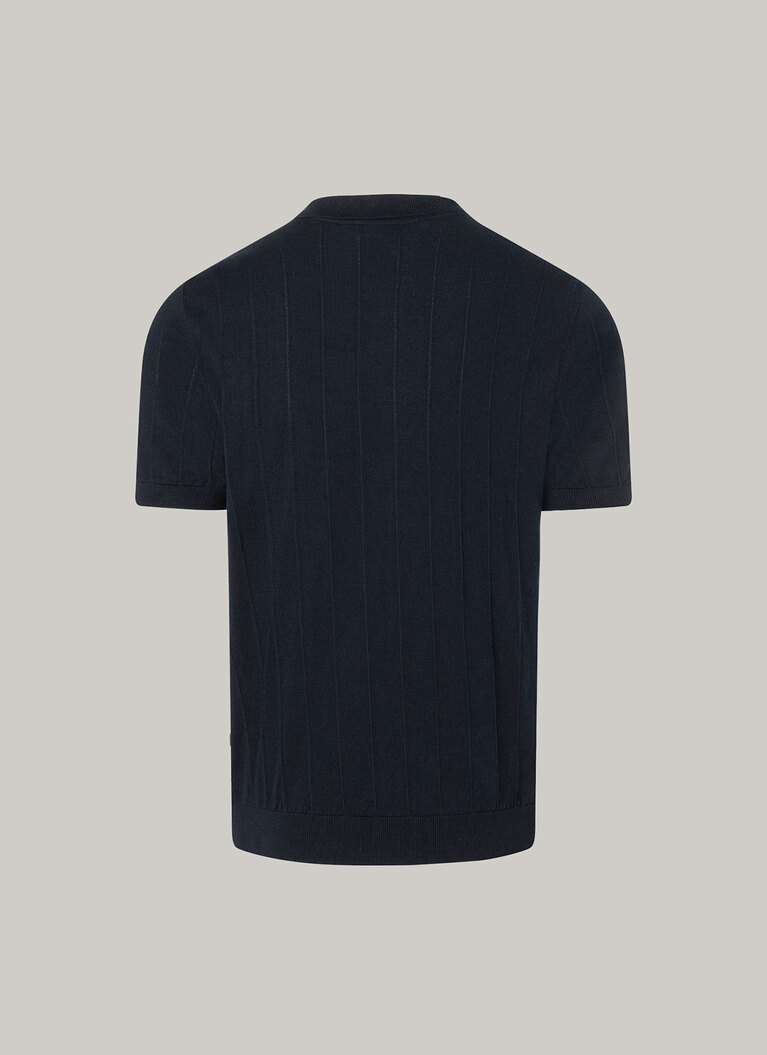 Pullover Rollkragen 1/1 Arm, Navy Rückansicht