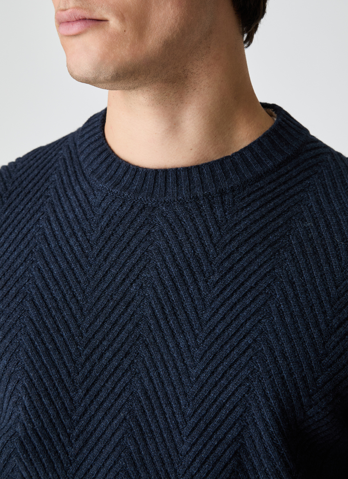 Pullover Rundhals 1/1 Arm, Bright Night Detailansicht 2