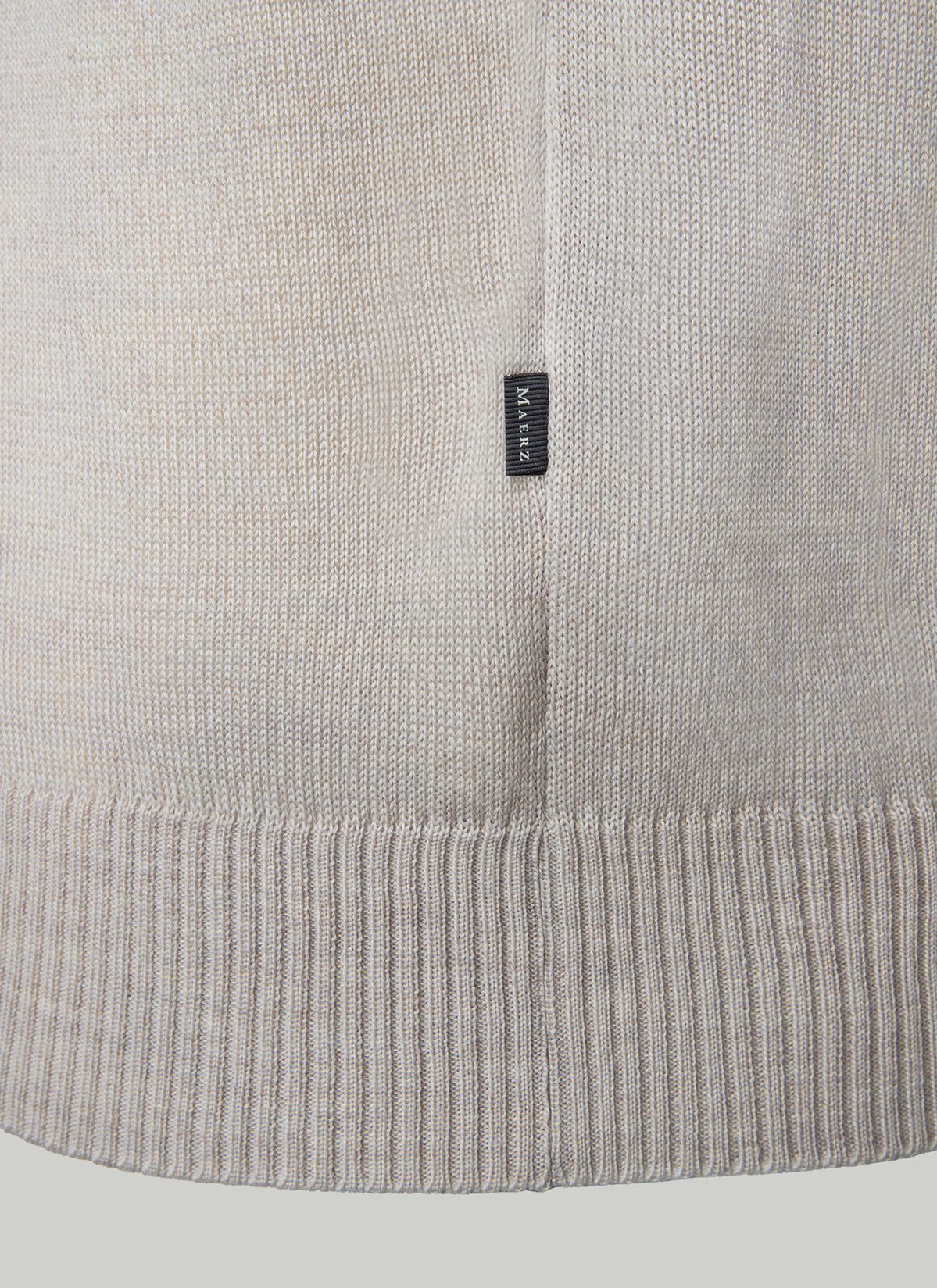 Classic Line: Stehbund-Pullover, Mascarpone Cream Detailansicht 1