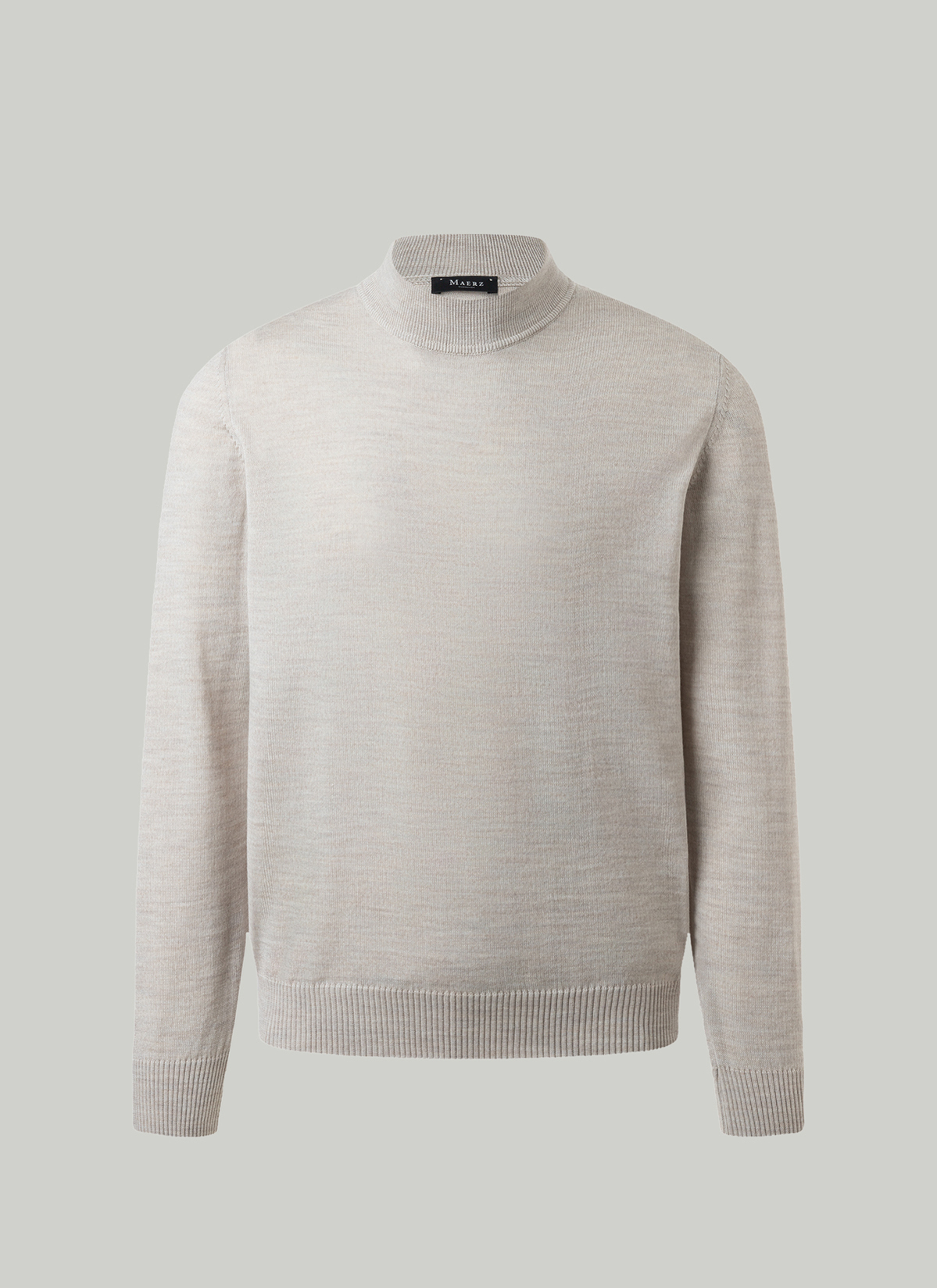 Classic Line: Stehbund-Pullover, Mascarpone Cream Detailansicht 2