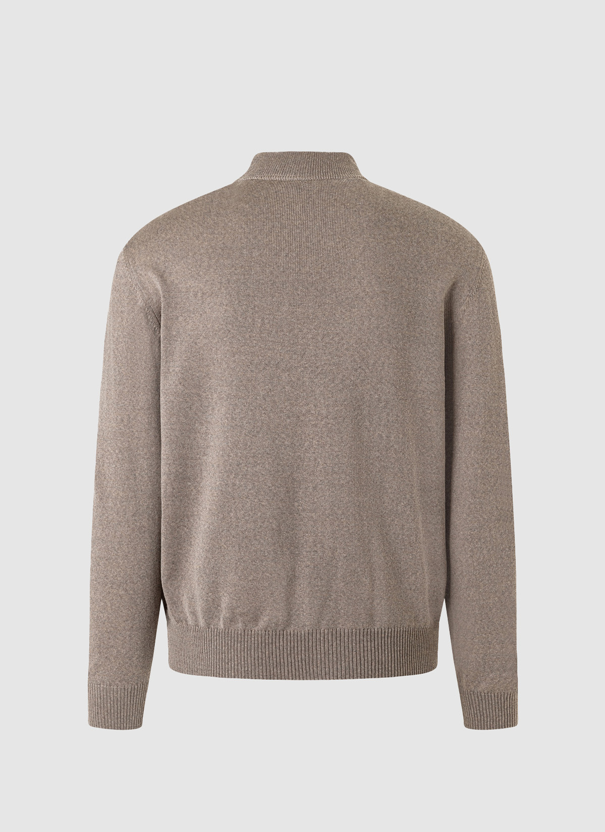 Classic Line: Stehbund-Pullover, Twig Rückansicht