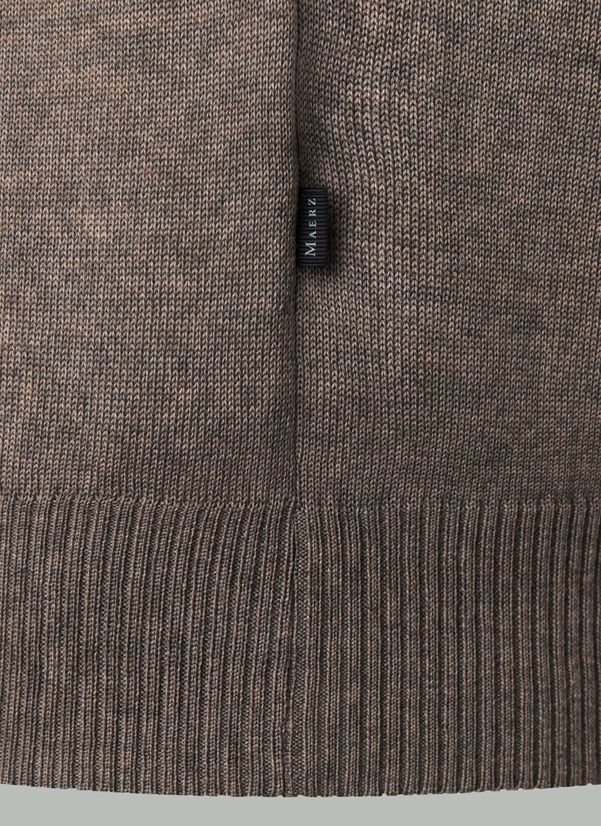 Classic Line: Stehbund-Pullover, Brownie Detailansicht 1