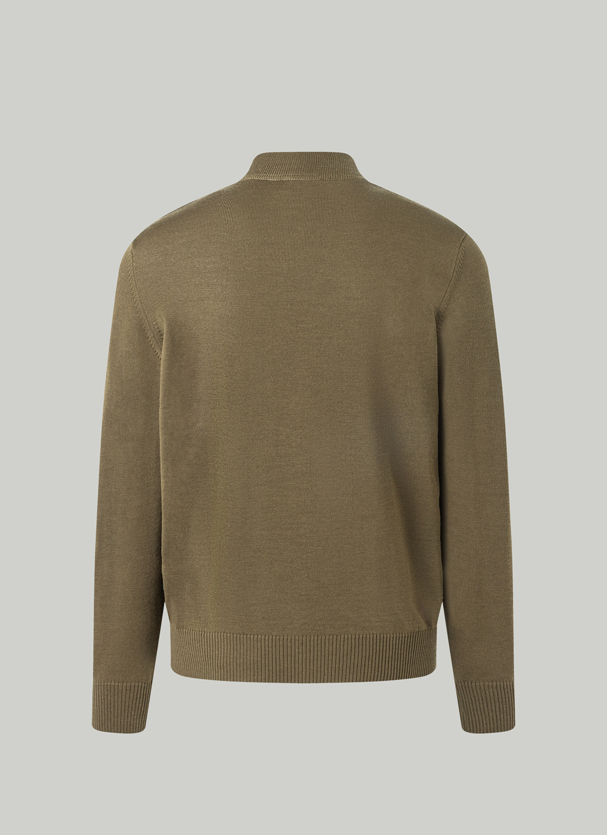 Classic Line: Stehbund-Pullover, Fresh Herbs Rückansicht