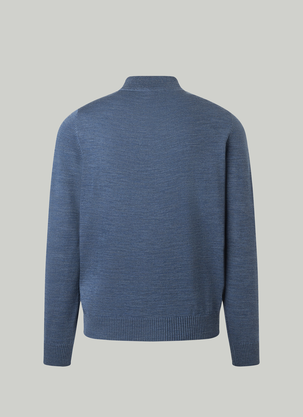 Classic Line: Stehbund-Pullover, Nimes Blue Rückansicht