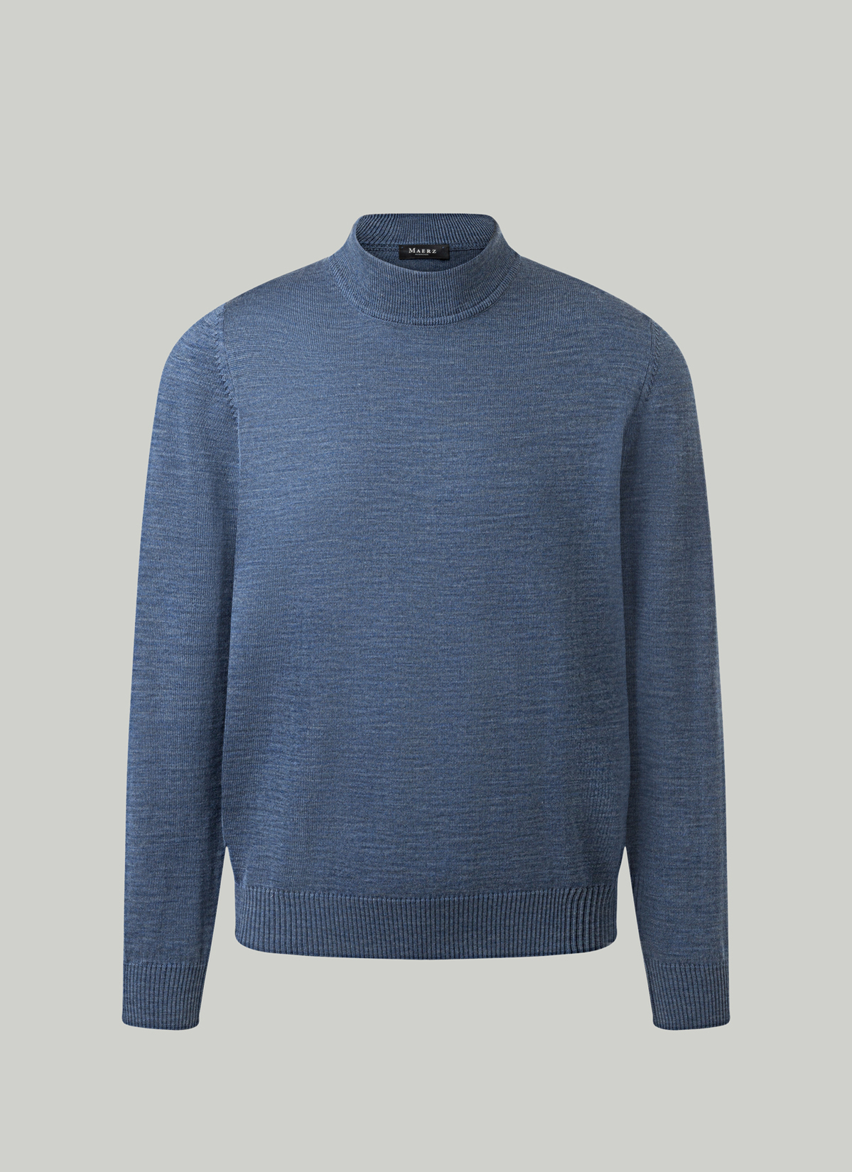 Classic Line: Stehbund-Pullover, Nimes Blue Detailansicht 2