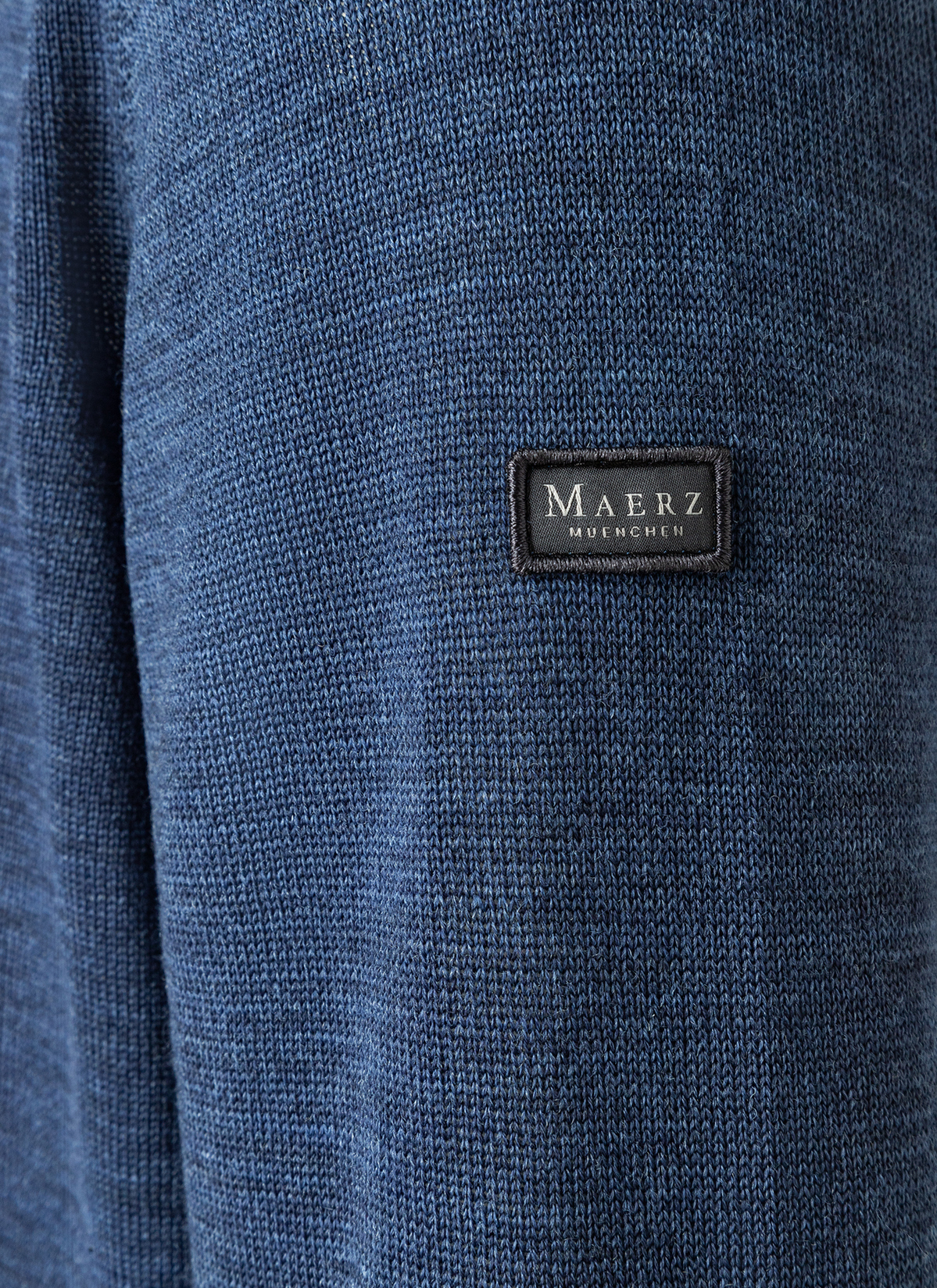 Classic Line: Stehbund-Pullover, Deep Sea Detailansicht 1