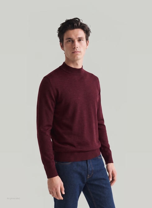 Classic Line: Stehbund-Pullover width=