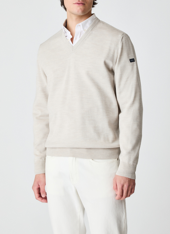 Pullover Mascarpone Cream Frontansicht