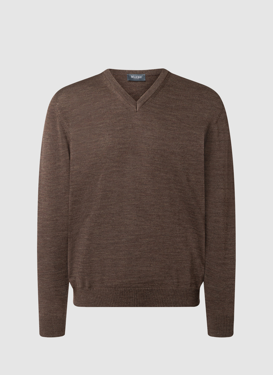 Pullover Field Brown Frontansicht