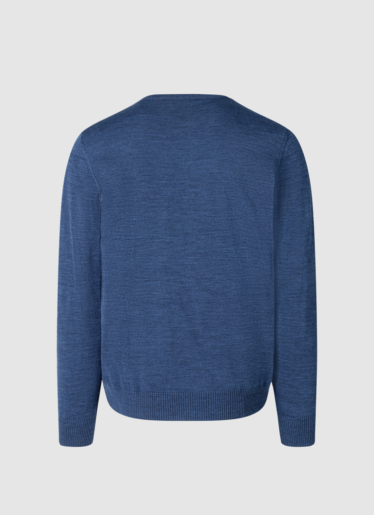 Pullover, Steel Blue Rückansicht