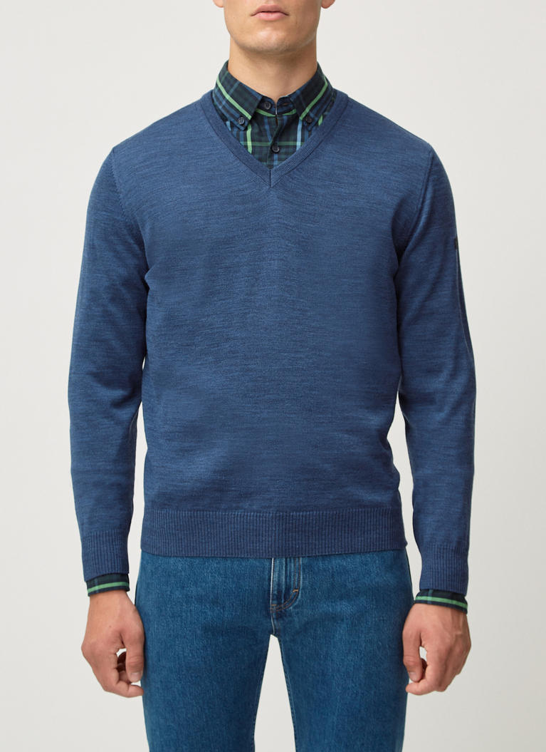 Pullover, Steel Blue Detailansicht 2