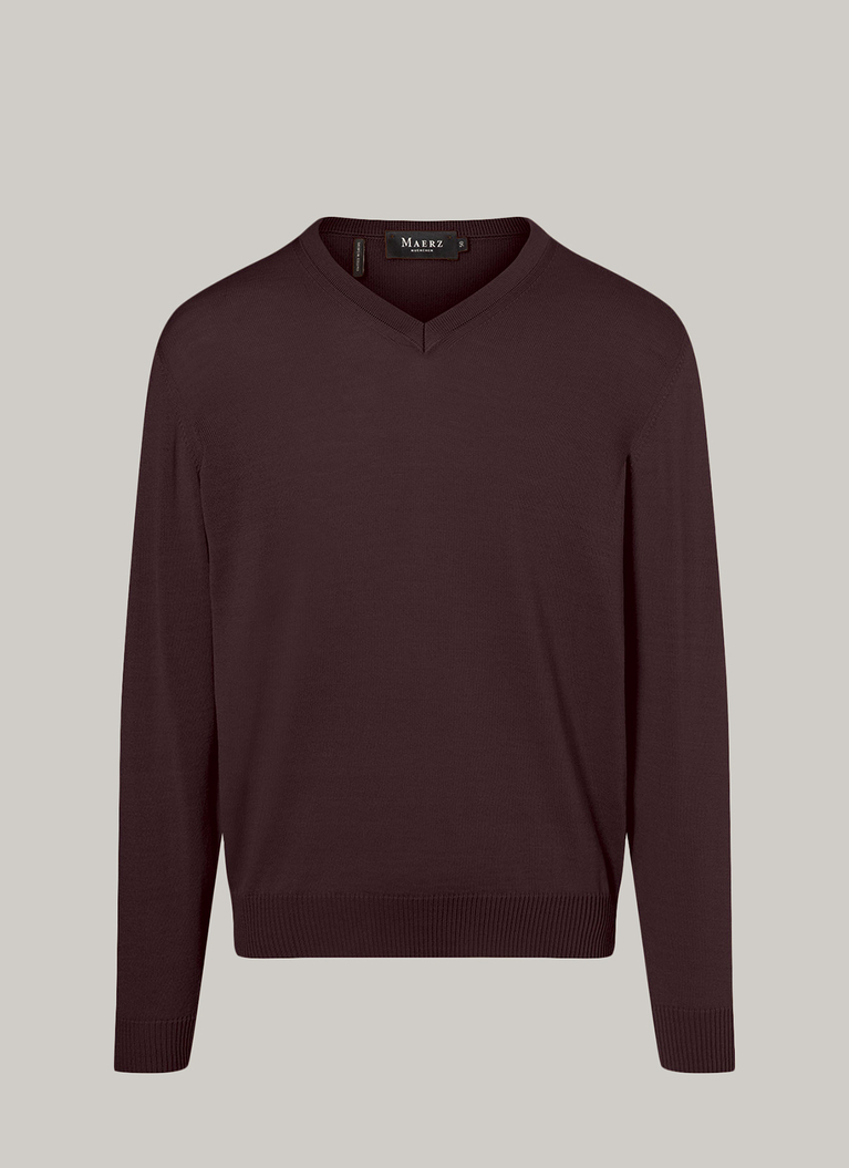 Pullover, Oxblood Frontansicht