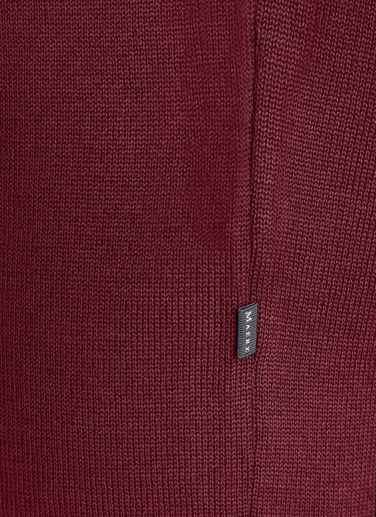 Pullover, Weinrot Detailansicht 1
