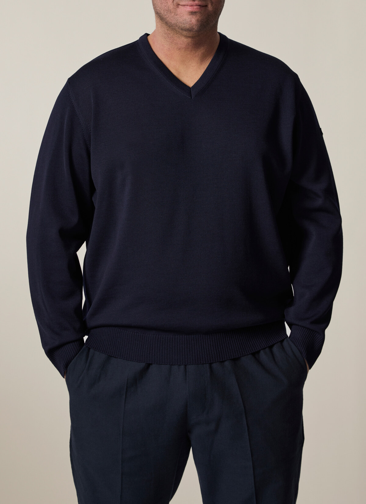 Pullover, Navy Detailansicht 1
