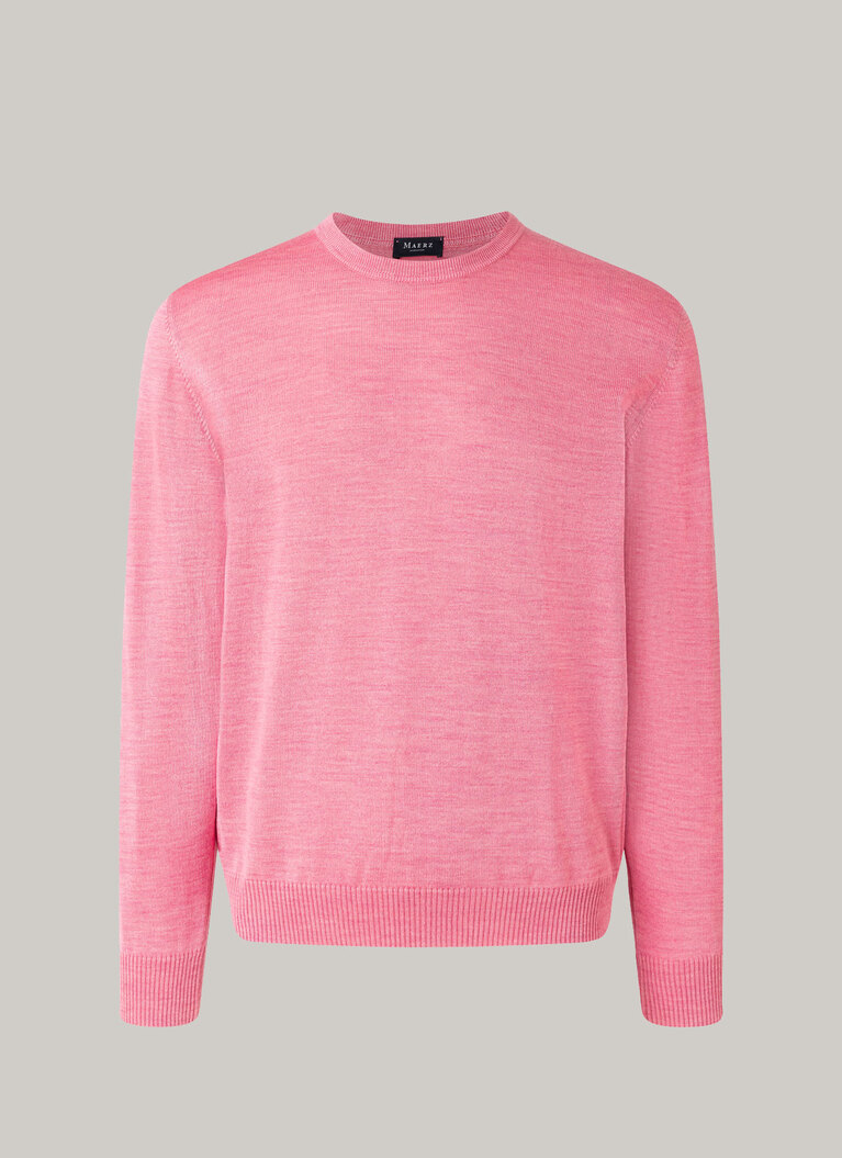 Pullover, O-Neck, Terra Blush Frontansicht