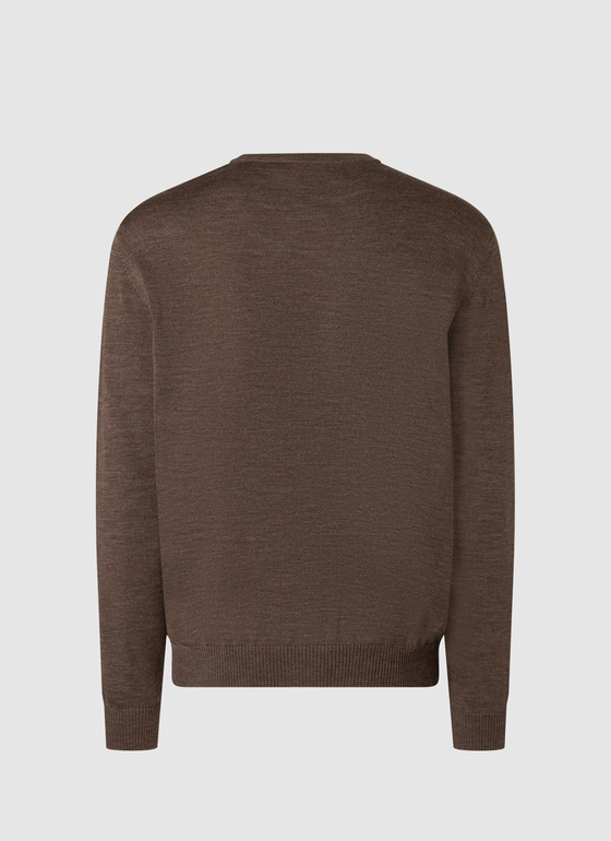 Pullover Field Brown Frontansicht