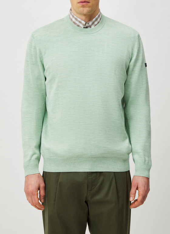 Pullover Frosted Mint Frontansicht