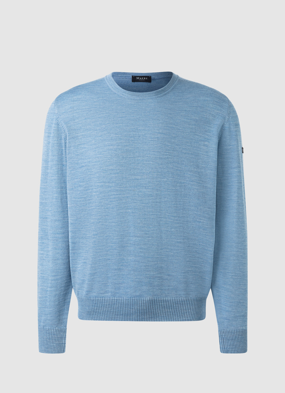 Pullover Memory Blue Frontansicht