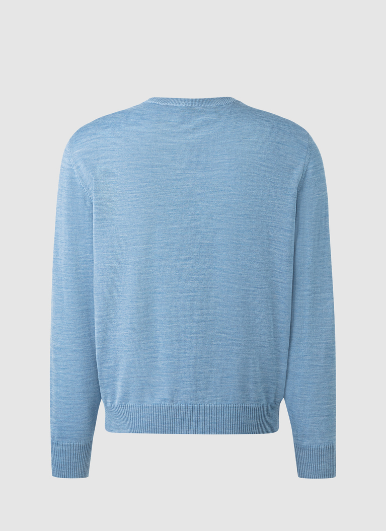 Pullover, Memory Blue Rückansicht