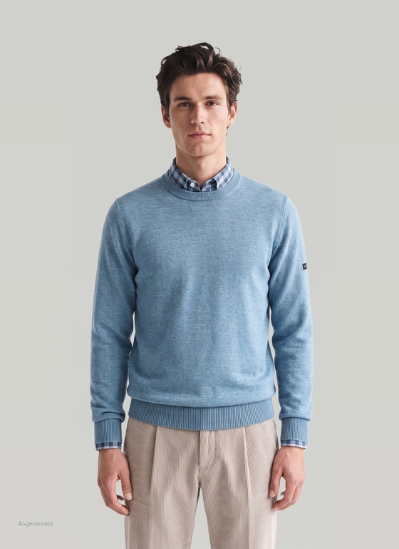 Pullover Polar Blue Frontansicht