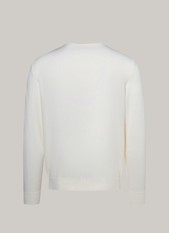 Pullover White Frontansicht