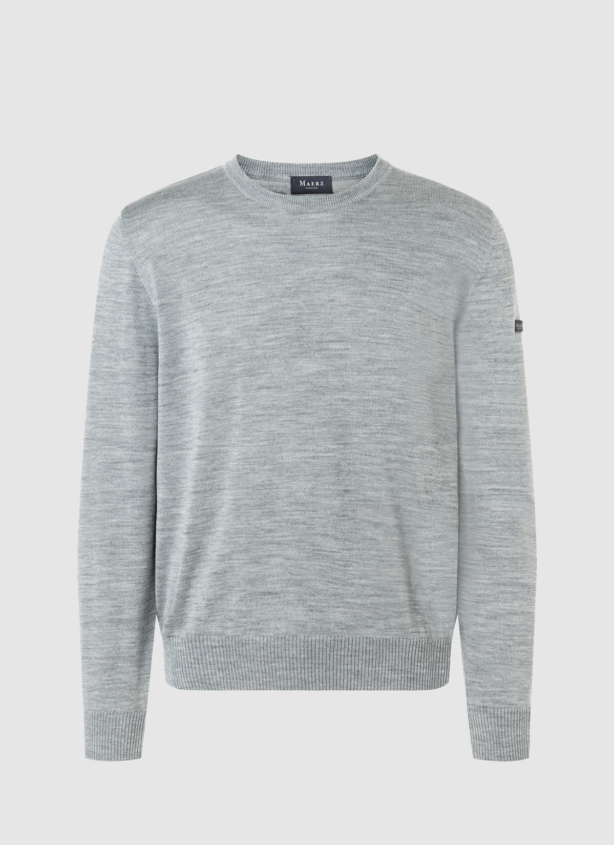 Pullover, Mercury Grey Frontansicht