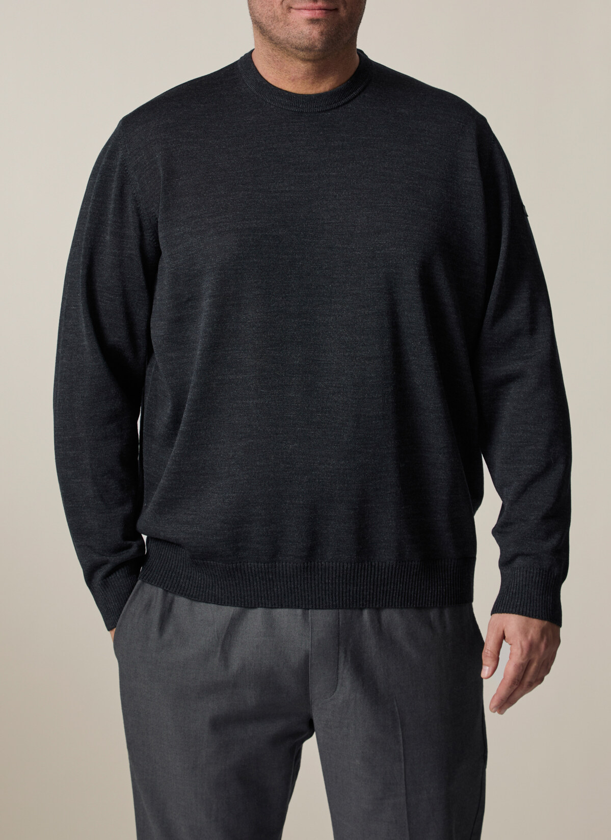 Pullover, Anthrazit Detailansicht 1