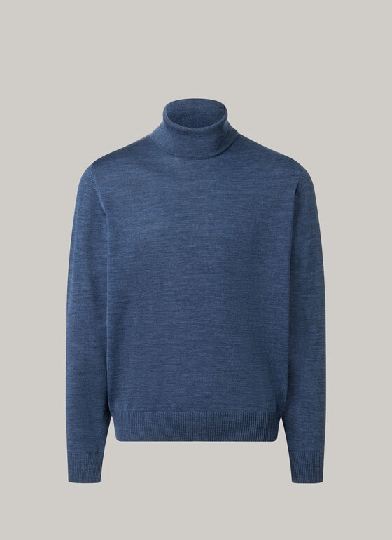 Pullover, Turtle-Neck Deep Sea Frontansicht