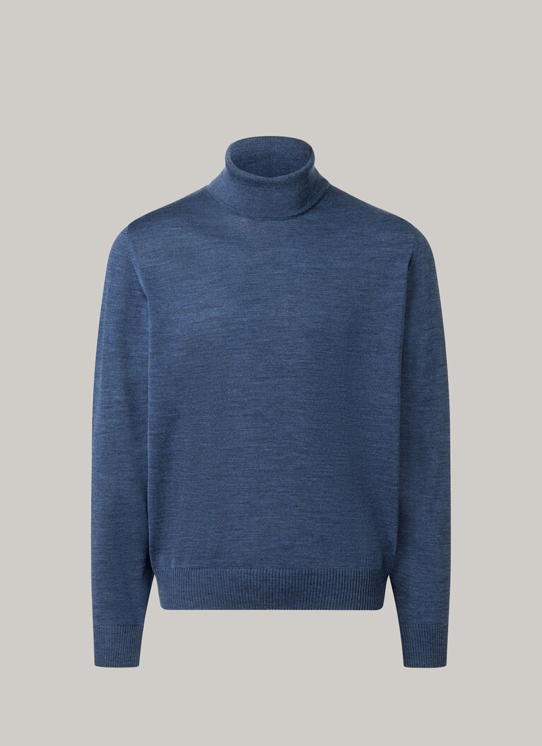 Pullover, Turtle-Neck, Deep Sea Frontansicht