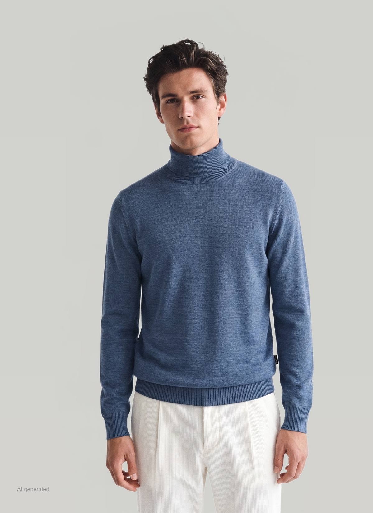 Pullover, Nimes Blue Frontansicht