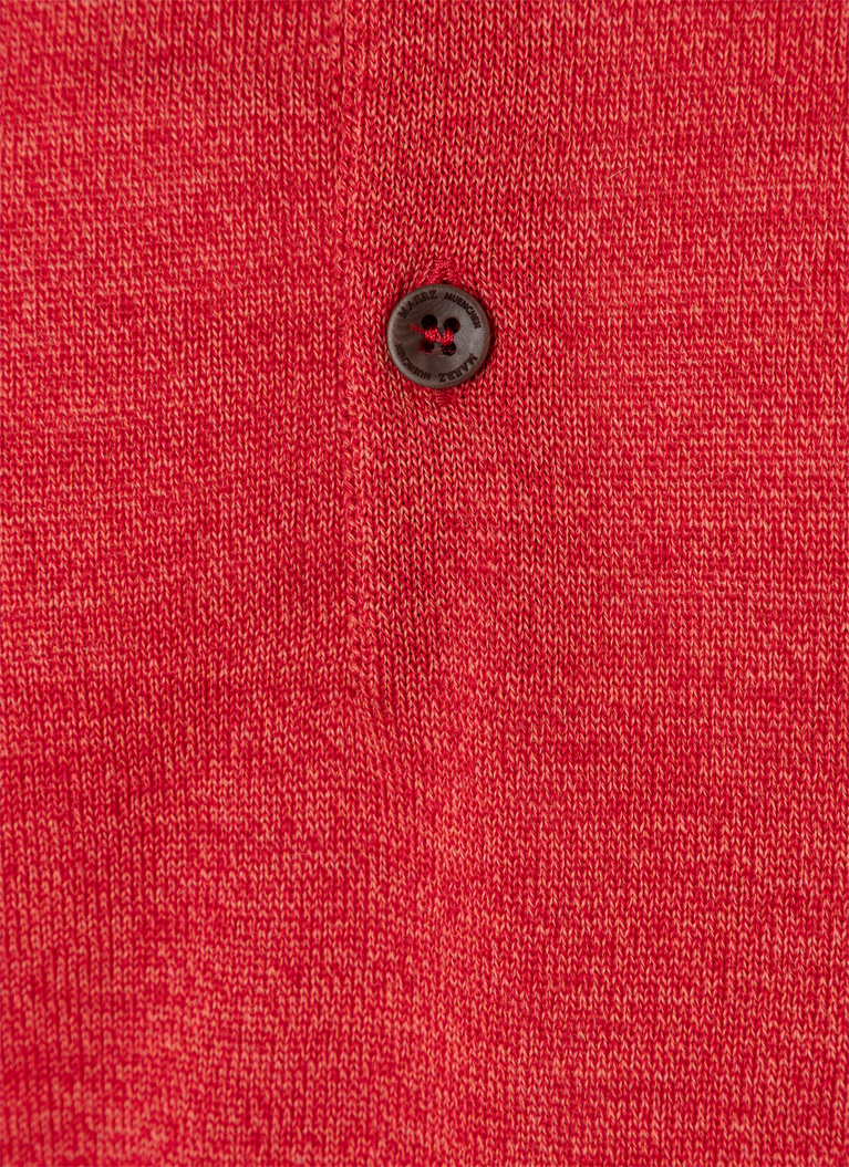 Pullover, Polo-Neck, Cinnabarite Detailansicht 1