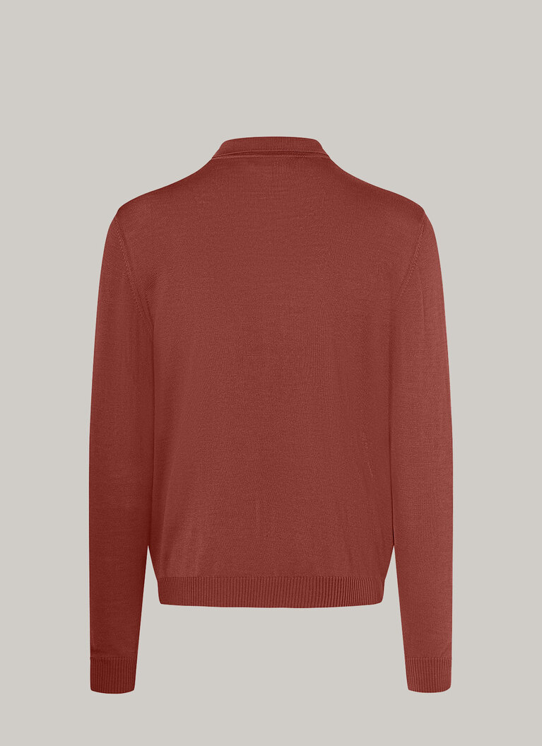 Pullover, Polo-Neck, Red Planet Rückansicht