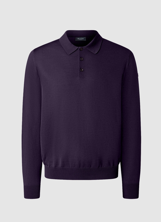 Pullover Dark Eggplant Frontansicht