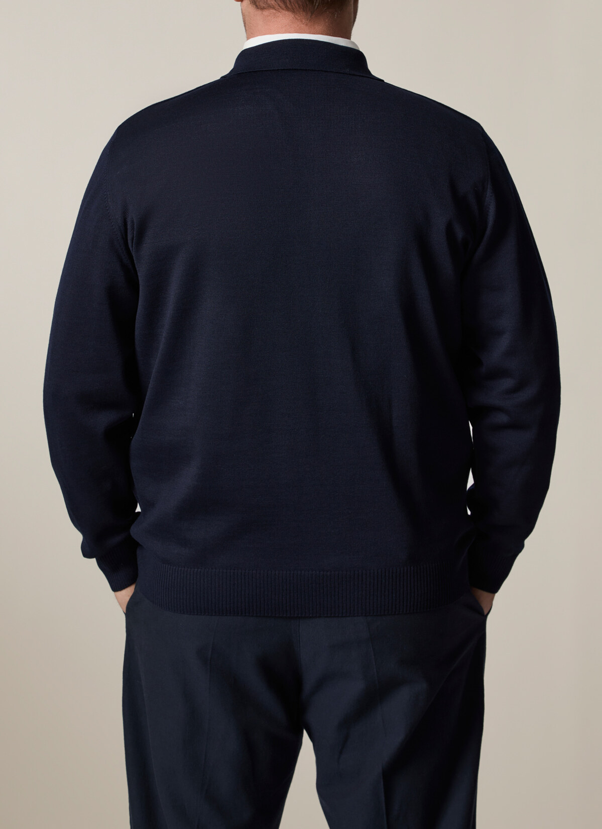 Pullover, Navy Rückansicht