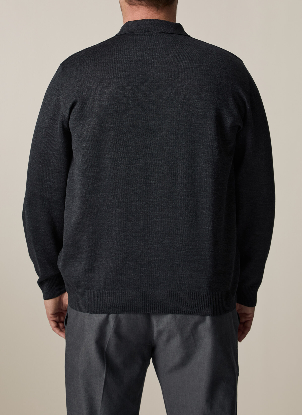 Pullover, Anthrazit Rückansicht