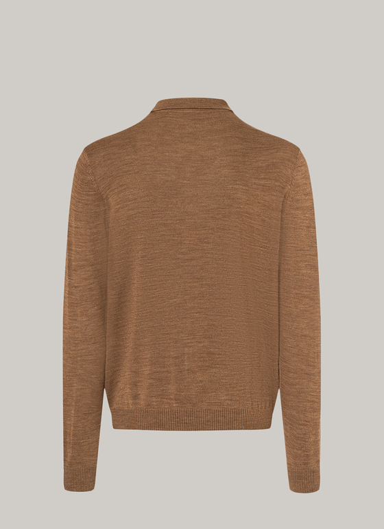 Pullover, Polo-Neck Teddy Frontansicht